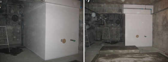 地下防火･消化水槽 断熱塗装